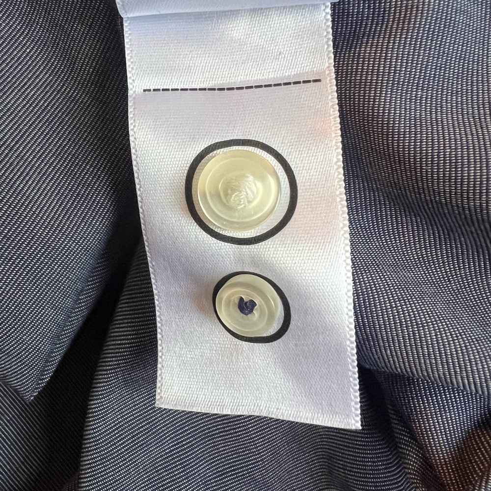 Untuckit Orville Wrinkle Free Regular‎ Fit Button Up Long Sleeve Shirt XXXL Blue - Picture 6 of 6